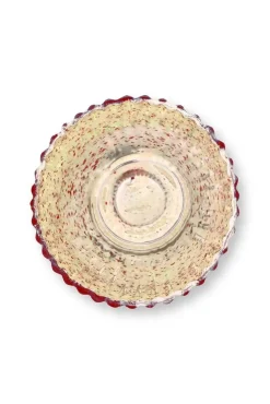 Lyhdyt Ja Kynttilänjalat^Pip Studio kynttilälyhty Glass 10x10,5 cm 3 kpl Red 3 kpl