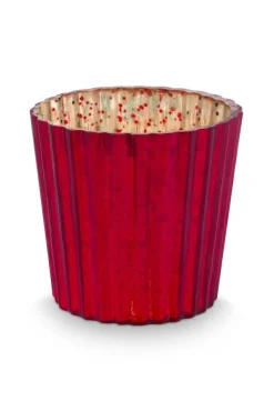 Lyhdyt Ja Kynttilänjalat^Pip Studio kynttilälyhty Glass Red Small 7x7cm 4 kpl