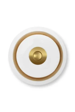 Lyhdyt Ja Kynttilänjalat^Pip Studio kynttilänjalka Metal Sphere 24 cm White-Gold