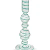 Lyhdyt Ja Kynttilänjalat^Pip Studio kynttilänjalka Swirl Light Blue M 22 cm