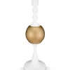 Lyhdyt Ja Kynttilänjalat^Pip Studio kynttilänjalka Metal Sphere 37 cm White-Gold