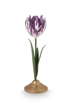 Lyhdyt Ja Kynttilänjalat^Pip Studio kynttilänjalkasetti Metal Lilac