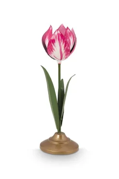 Lyhdyt Ja Kynttilänjalat^Pip Studio kynttilänjalkasetti Metal Pink