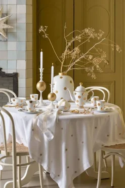 Astiat^Pip Studio lautanen Dot Delight  23 cm 2 kpl White-Gold