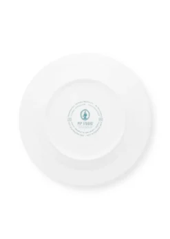 Astiat^Pip Studio lautanen Flower Festival Scallop 26,5 cm Red-Ligh