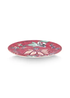 Astiat^Pip Studio lautanen Flower Festival 17 cm Dark Pink