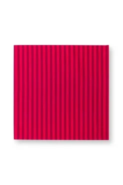 Keittiötekstiilit^Pip Studio lautasliina Stripes Dark Red 40x40 cm 2 kpl