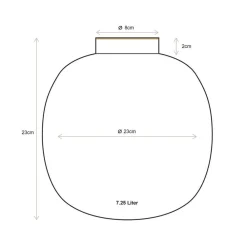 Maljakot Ja Ruukut^Pip Studio maljakko Metal Dots 23 cm White-Gold