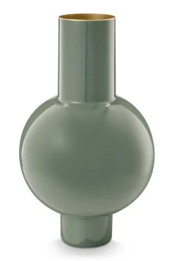 Maljakot Ja Ruukut^Pip Studio maljakko Metal 24x40 cm Mid Green