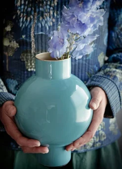 Maljakot Ja Ruukut^Pip Studio maljakko Metal 18x24 cm Sea Green