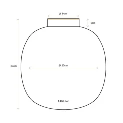 Maljakot Ja Ruukut^Pip Studio maljakko Metal 23 cm Light Blue