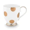 Astiat^Pip Studio muki Dot Delight 2 kpl White-Gold