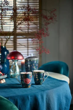 Astiat^Pip Studio muki Flower Blues 350 ml Blue