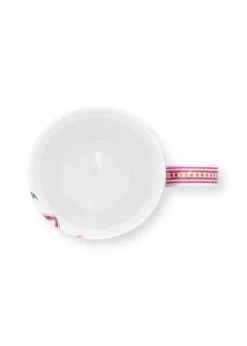 Astiat^Pip Studio muki Flower Festival 350 ml Dark Pink