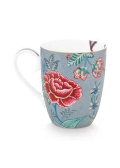 Astiat^Pip Studio muki Flower Festival 350 ml Light Blue