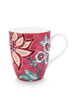 Astiat^Pip Studio muki Flower Festival 350 ml 2 kpl Dark Pink