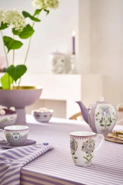 Astiat^Pip Studio muki Lily&Lotus 350 ml Off White