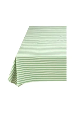 Keittiötekstiilit^Pip Studio pöytäliina Stripes 160x250 cm Light Green