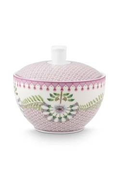 Tarjoilu^Pip Studio sokerikko Lily&Lotus Tiles 300 ml Lilac