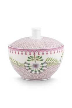 Tarjoilu^Pip Studio sokerikko Lily&Lotus Tiles 300 ml Lilac