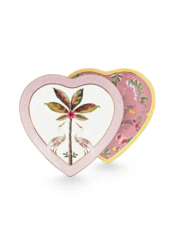 Astiat^Pip Studio sydänlautanen La Majorelle 21,5 cm 2 kpl Pink