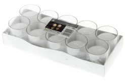 Kynttilät Ja Huonetuoksut^Polar kynttilu00e4t Polar kynttilät lyhtykynttilä 5x6 cm valkoinen 10 kpl