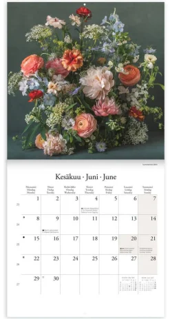 Toimistotarvikkeet^Putinki kalenteri 2026 Järvenpää 20x20 cm