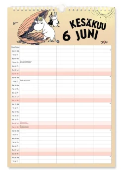 Toimistotarvikkeet^Putinki perhekalenteri 2026 Muumi 23x34 cm