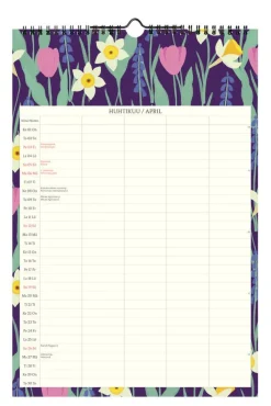 Toimistotarvikkeet^Putinki perhekalenteri 2026 Polka Paper 23x34 cm