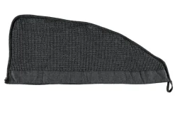 Kylpyhuone- Ja Saunatekstiilit|Kylpyhuone- Ja Saunatekstiilit^Rento hiuspyyhe Kenno 30x72 cm musta/harmaa