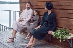 Kylpyhuone- Ja Saunatekstiilit|Kylpyhuone- Ja Saunatekstiilit^Rento Kenno kylpytakki L/XL beige