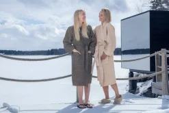 Kylpyhuone- Ja Saunatekstiilit|Kylpyhuone- Ja Saunatekstiilit^Rento Kenno kylpytakki S/M beige