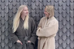 Kylpyhuone- Ja Saunatekstiilit|Kylpyhuone- Ja Saunatekstiilit^Rento Kenno kylpytakki S/M beige