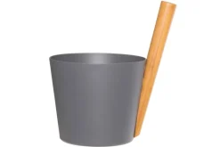 Saunatarvikkeet^Rento saunakiulu alumiini harmaa