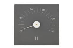 Saunatarvikkeet^Rento saunan lämpömittari harmaa