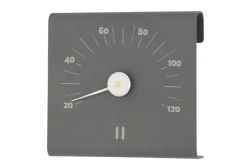 Saunatarvikkeet^Rento saunan lämpömittari harmaa