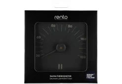 Saunatarvikkeet^Rento saunan lämpömittari harmaa