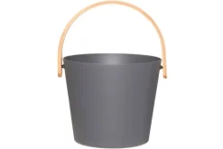 Saunatarvikkeet^Rento saunasanko alumiini harmaa