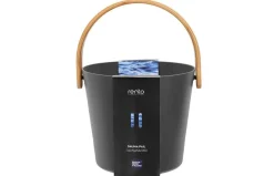 Saunatarvikkeet^Rento saunasanko alumiini harmaa