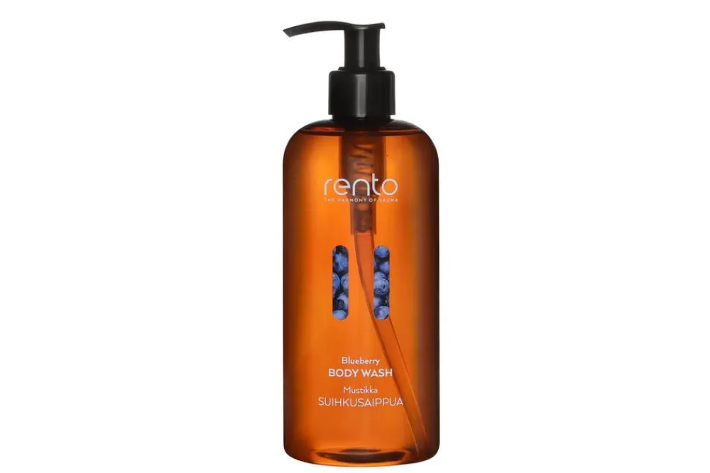 Kylpyhuonetarvikkeet|Ihonhoito^Rento suihkusaippua mustikka 400 ml