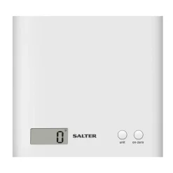 Keittiötarvikkeet^Salter keittiövaaka valkoinen 3 kg