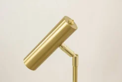 Sisustusvalaisimet^Scan Lamps Artic Led lattiavalaisin 2 os. messinki