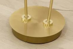 Sisustusvalaisimet^Scan Lamps Artic Led lattiavalaisin 2 os. messinki