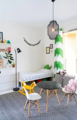 Sisustusvalaisimet^Sessak Demi riippuvalaisin mattamusta