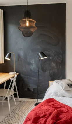 Sisustusvalaisimet^Sessak Demi riippuvalaisin mattamusta