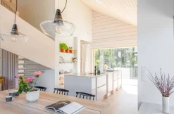 Sisustusvalaisimet^Sessak design-riippuvalaisin Laaka musta