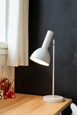 Sisustusvalaisimet^Sessak Jack pöytävalaisin mattavalkoinen