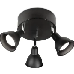 Sisustusvalaisimet^Sessak kattospotti Mario 3-os pyöreä musta