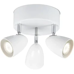 Sisustusvalaisimet^Sessak kattospotti Sierra O 3-os valkoinen