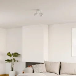 Sisustusvalaisimet^Sessak kattospotti Sierra O 3-os valkoinen